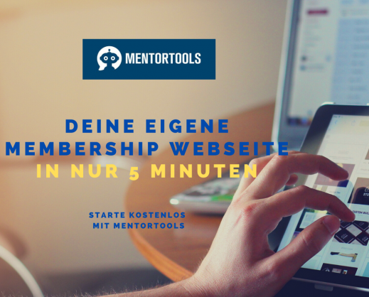 Mentortools - eigene Membership Seite in 5 Minuten